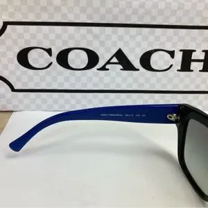 New Coach HC8139 L110 Black w/blue temples Sunglasses Coach | Accessories | New Coach Hc839 L11 Black Wblue  main image 4
